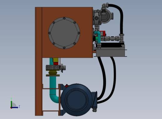 B04-800吨液压泵站左视缩略图